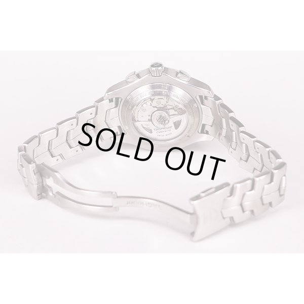 タグホイヤー　リンク　クロノ　ＣＪＦ２１１Ｋ　黒シェル文字盤　１５０周年限定　ブレス