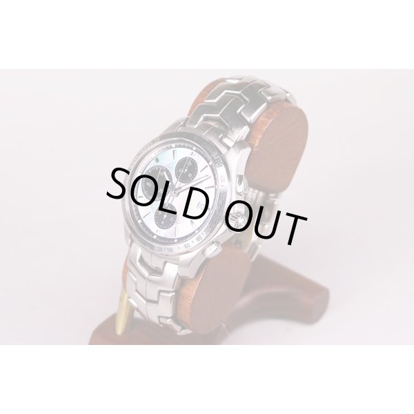 タグホイヤー　リンク　クロノ　ＣＪＦ２１１Ｋ　黒シェル文字盤　１５０周年限定　サイド