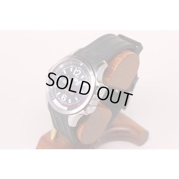 ハミルトン　カーキネイビーＧＭＴ　Ｈ７７５５５０　黒文字盤　サイド