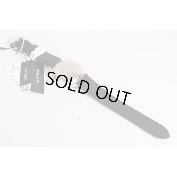 シチズン　ＢＶ１１２０－９１Ｅ　Ｂ６９０－Ｓ１１７５１８　黒文字盤　革ベルト状態　裏面