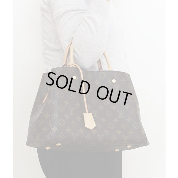 ルイ・ヴィトン　モンテーニュMM M41056　持ったイメージ