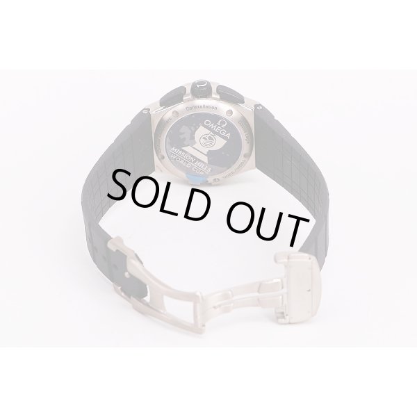 オメガ　コンステレーション　１２１．９２．４０　コーアクシャル黒文字盤　ラバーベルト