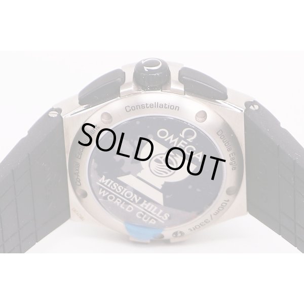 オメガ　コンステレーション　１２１．９２．４０　コーアクシャル黒文字盤　裏面拡大