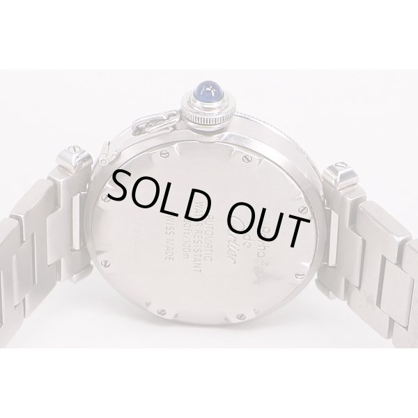 カルティエ　パシャＣ　初期型　アイボリー文字盤　裏面拡大