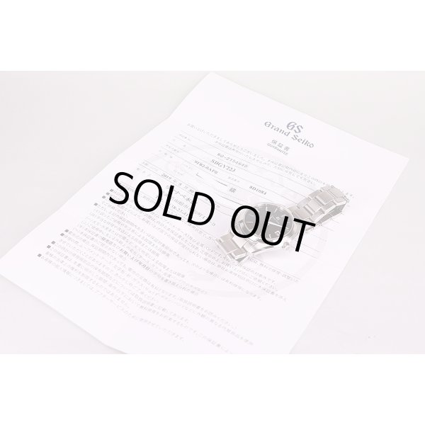 セイコー　グランドセイコー　ＳＢＧＶ２２３　９Ｆ８２－０ＡＦ０　黒文字盤　保証書