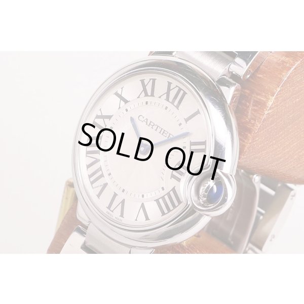 カルティエ　バロンブルーＭＭ　３００５　白文字盤　サイド拡大