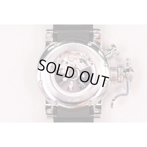 グラハム　クロノファイターＲＡＣ　ブラックショック２ＣＲＢＳ　黒文字盤　裏面拡大