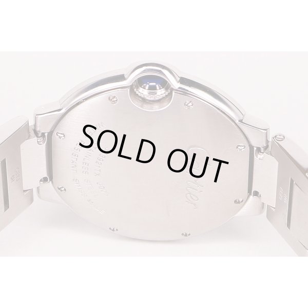 カルティエ　バロンブルーＭＭ　３００５　白文字盤　裏面拡大