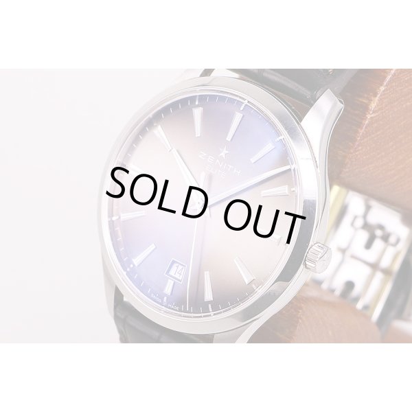 ゼニス　エリート　キャプテン　０３．２０２０．６７０　グレー文字盤　サイド拡大