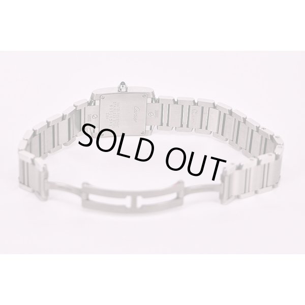 カルティエ　タンクフランセーズＳＭ　２３８４　白文字盤　ブレス