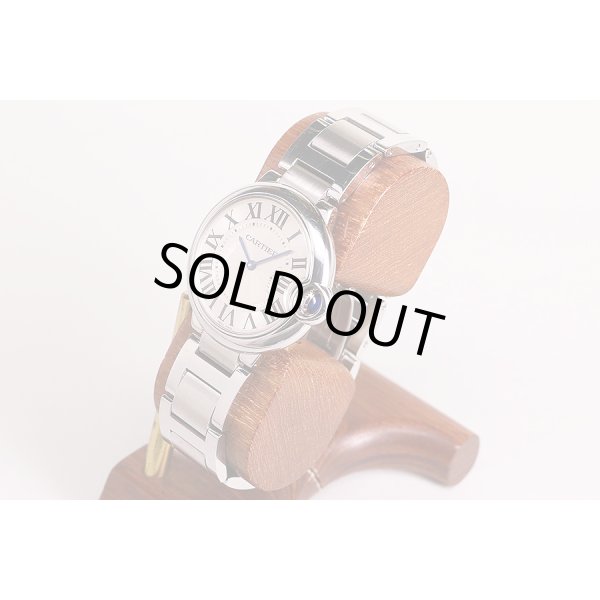 カルティエ　バロンブルーＭＭ　３００５　白文字盤　サイド