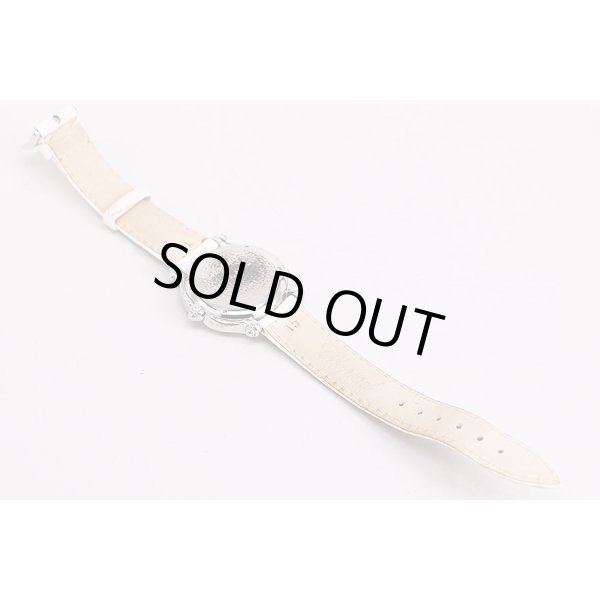 ショパール　ハッピースポーツ　２４／８９４６　スノーフレーク　白雪結晶文字盤　革ベルト状態　裏面