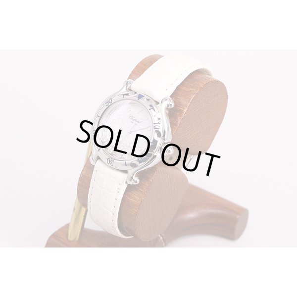 ショパール　ハッピースポーツ　２４／８９４６　スノーフレーク　白雪結晶文字盤　サイド