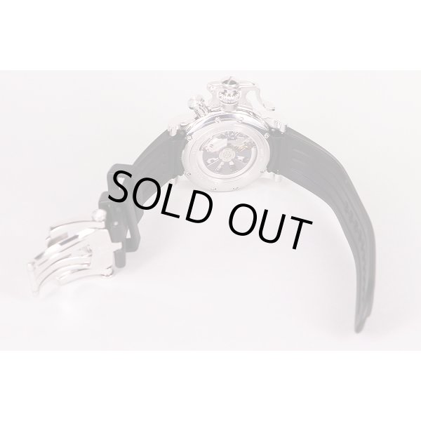 グラハム　クロノファイターＲＡＣ　ブラックショック２ＣＲＢＳ　黒文字盤　ラバーベルト(2)