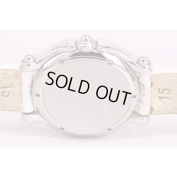 ショパール　ハッピースポーツ　２４／８９４６　スノーフレーク　白雪結晶文字盤　裏面拡大