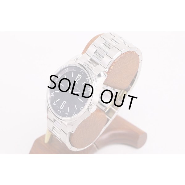 ブルガリ　ソロテンポ　ＳＴ４２Ｓ　黒文字盤　サイド