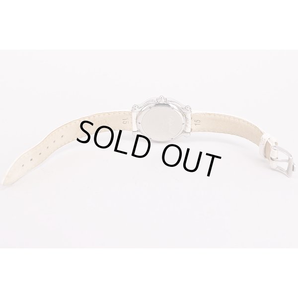 ショパール　ハッピースポーツ　２４／８９４６　スノーフレーク　白雪結晶文字盤　革ベルト