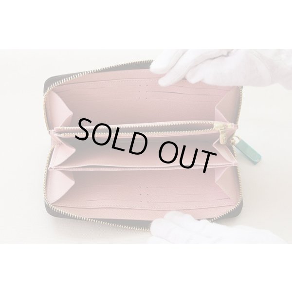 ルイ・ヴィトン　ジッピー・ウォレット M41894 ローズ・バレリーヌ　中身