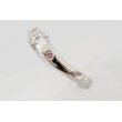 PT900 ダイアイリリング 0.303ct 0.024ct 5.20g　サイド