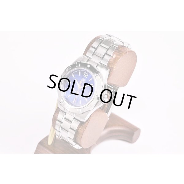 タグホイヤー　アクアレーサー　ＷＡＦ２１１Ｎ　青シェル文字盤　ボラボラ限定　サイド