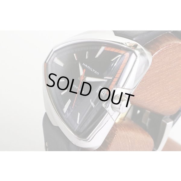 ハミルトン　ベンチュラ　エルビス８０　Ｈ２４５５１０　黒文字盤　サイド拡大