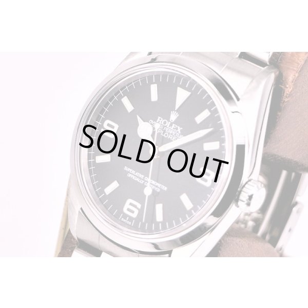 ロレックス　１５２７０　Ｕ７２２１７７（９７年）エクスプローラー１　黒文字盤　サイド拡大