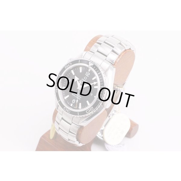 オメガ　シーマスター　プラネットオーシャン　２２００．５０　黒文字盤　サイド