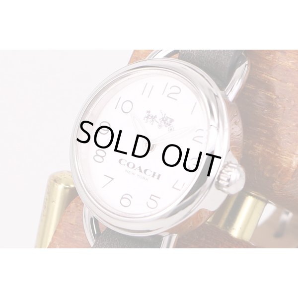 コーチ　ＣＡ８４．７．１４　白文字盤　サイド拡大