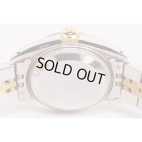 ロレックス　６９１７３Ｇ　９８７９９３１（８７年）旧１０Ｐ　シャンパン文字盤　裏面拡大