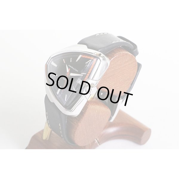 ハミルトン　ベンチュラ　エルビス８０　Ｈ２４５５１０　黒文字盤　サイド