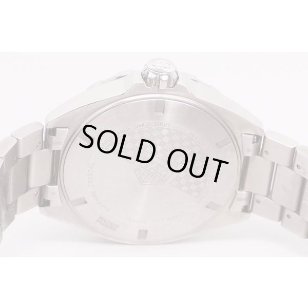 タグホイヤー　フォーミュラー１　ＷＡＺ１０１０　青文字盤　裏面拡大