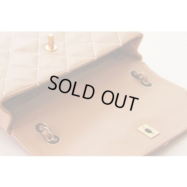【美品】CHANEL シャネル　ワイルドステッチ　ショルダーバッグ　ベージュ シャネル(CHANEL) ワイルドステッチ(wild stitch) 中古