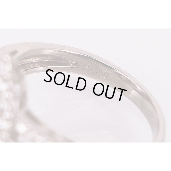 PT900 ダイアイリリング 1.017ct 0.56ct 4.60g　刻印(1)