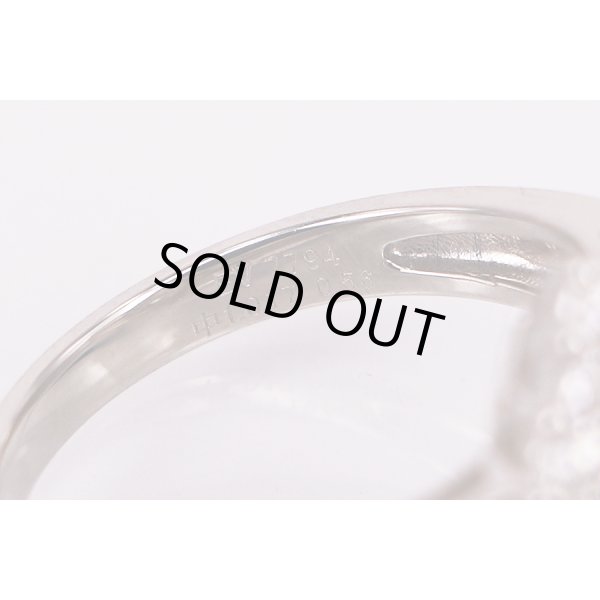 PT900 ダイアイリリング 1.017ct 0.56ct 4.60g　刻印(2)