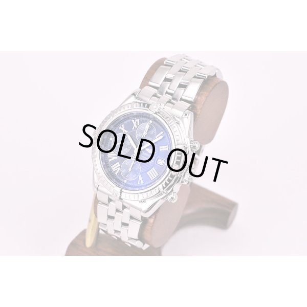 ブライトリング　クロスウインド　Ａ１３３５５　青文字盤　サイド