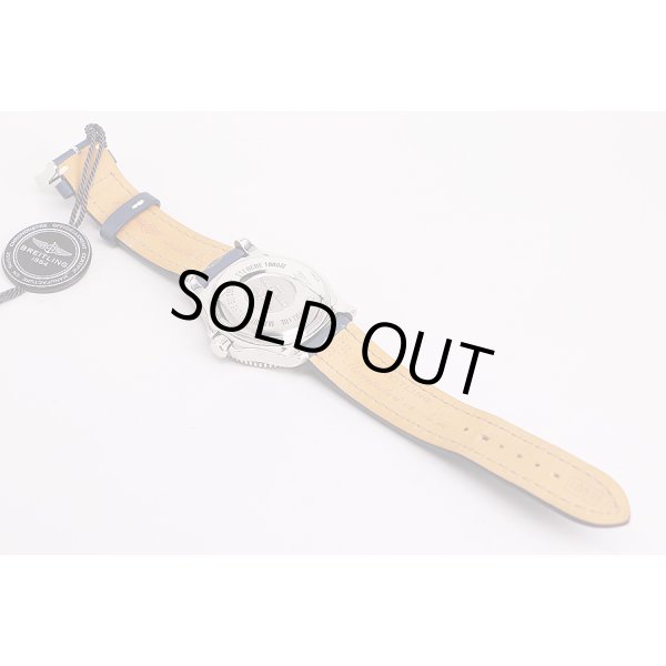 ブライトリング　スーパーオーシャン４４　Ａ１７３９２　青文字盤　革ベルト状態　裏面