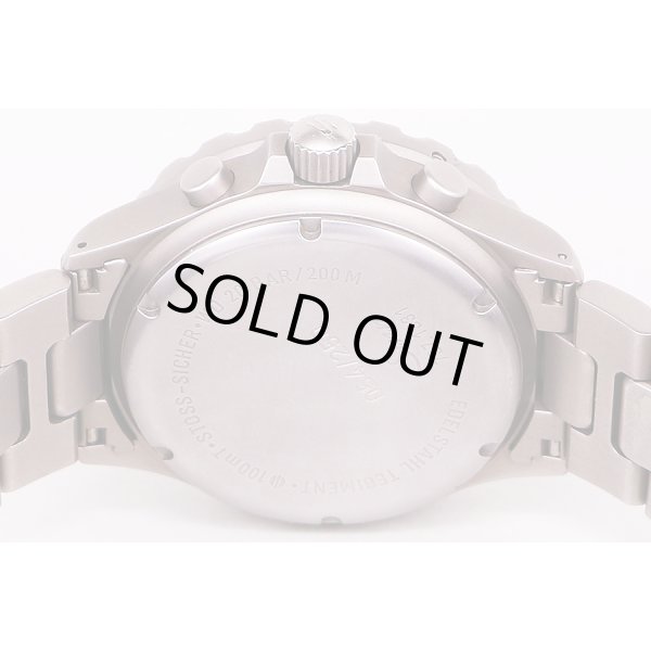 ジン　７５７Ｐ　クロノグラフ　黒文字盤　フリーガースタッフル限定　裏面拡大