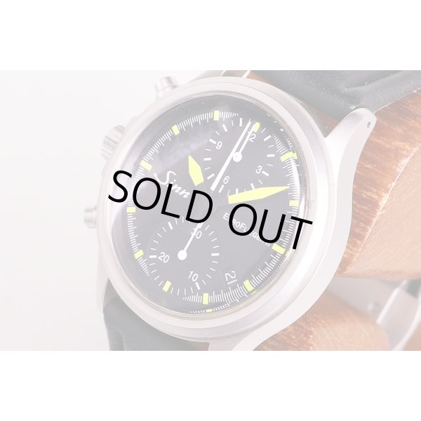 ジン　３５６　ユーロフリーガーII　黒文字盤　サイド拡大