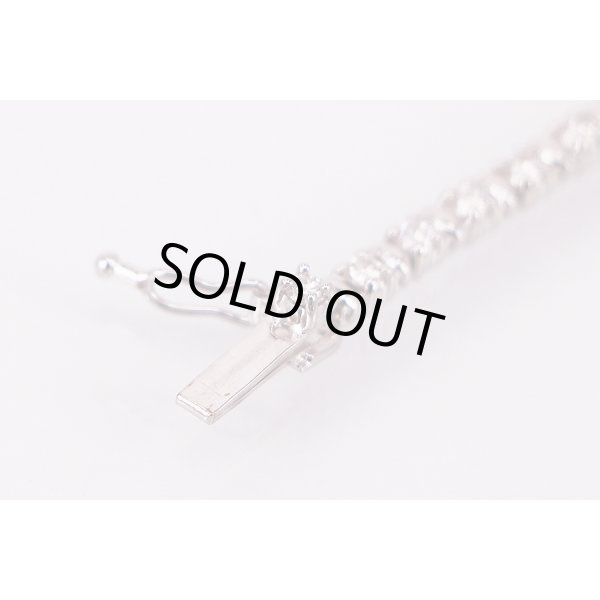 タサキ　K18WG ダイアイリブレスレット 1.53ct 8.80g　留め具拡大(2)