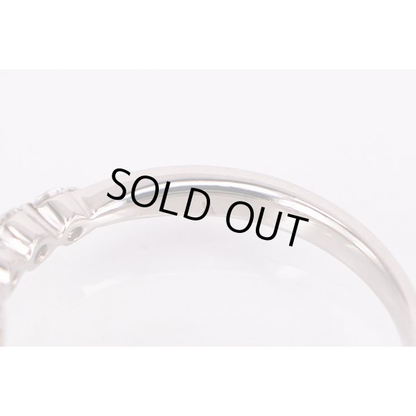 ヴァンドーム　PT950 ダイアイリリング 0.36ct 2.60g　刻印(2)