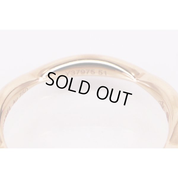 シャネル　750PG カメリアリング J10801 2.20g　刻印(1)