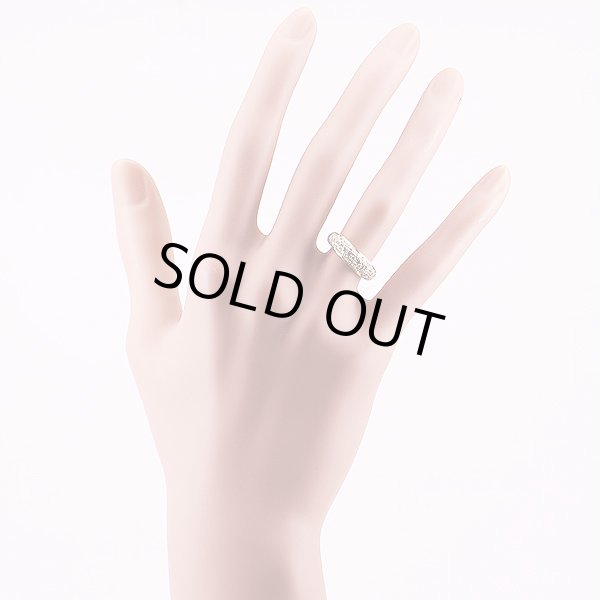 星の砂　K18 ダイアイリリング 0.45ct 3.10g　装着イメージ