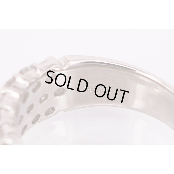 PT900 ダイアイリリング 2.00ct 9.20g　刻印(1)