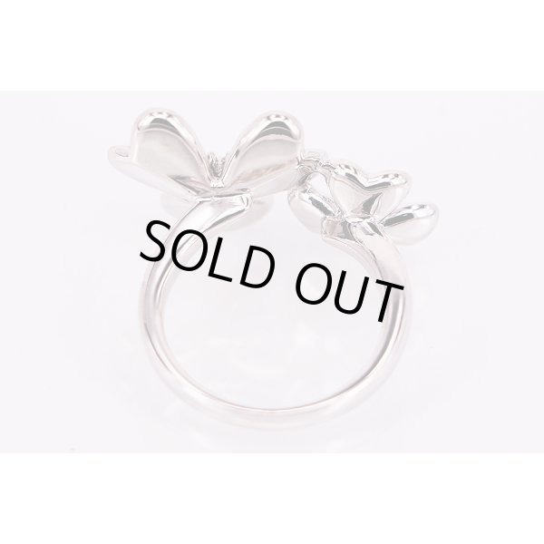 K18WG シェルダイアイリリング 0.08ct 7.10g　内側