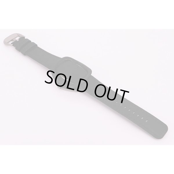 ディートリッヒ　オーガニックタイム　ＯＴ－１　スケルトン黒文字盤　緑色針　革ベルト裏面