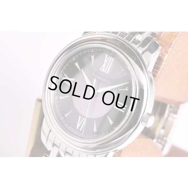 ティファニー　Ｚ００４６．１７．１０Ａ　黒シェル文字盤　サイド拡大