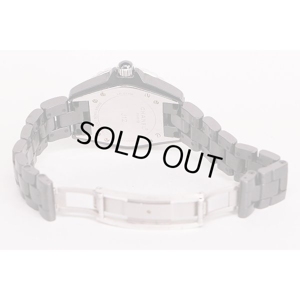 シャネル　Ｊ１２　Ｈ０６８２　黒文字盤　セラミックブレス