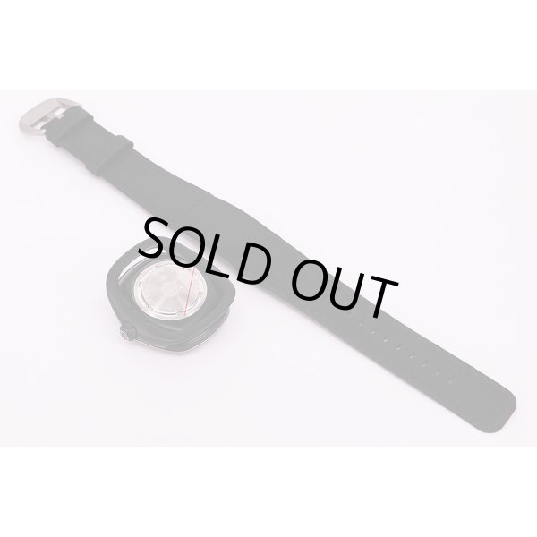 ディートリッヒ　オーガニックタイム　ＯＴ－１　スケルトン黒文字盤　緑色針　替えナイロンベルト