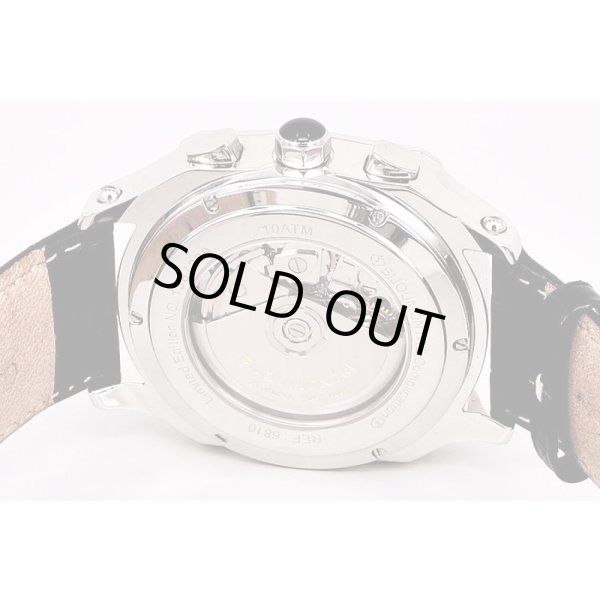 ビジュモントレ　６８１０　３カレンダー　ムーンフェイスクロノ　黒文字盤　裏面拡大