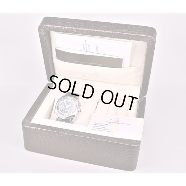 ビジュモントレ　６８１０　３カレンダー　ムーンフェイスクロノ　黒文字盤　箱・保証書